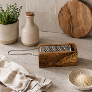 Verano Ceramics Olive Wood Box Grater