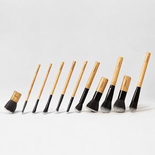 Luxury Vegan Makeup Brush Set | 11-Piece Bamboo Brushes