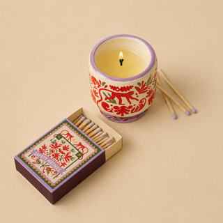A Dopo jungle ceramic candle