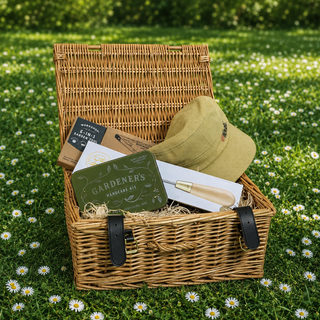 The Gentle Gardener Hamper - Luxury Gardening Gift in 12” Wicker Basket