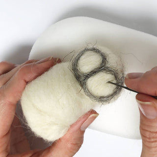 Bergin & Bath Owl Needle Felting Kit for Beginners – Natural Wool Craft Kit