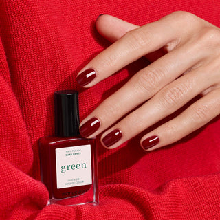 Manucurist Green Nail Polish – Velvet Cherry Red