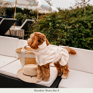 Hazelnut Stripe | The Cosy Cloak Drying Robe