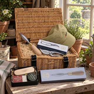 The Gentle Gardener Hamper - Luxury Gardening Gift in 12” Wicker Basket