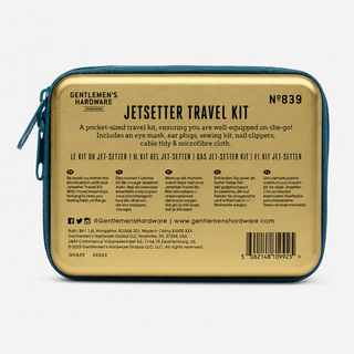 Gentlemen’s Hardware Jet Setter Travel Kit – Men’s Travel Essentials Gift Set