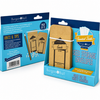 Burgon & Ball Seed Storage Envelopes | Kraft Paper Seed Packets