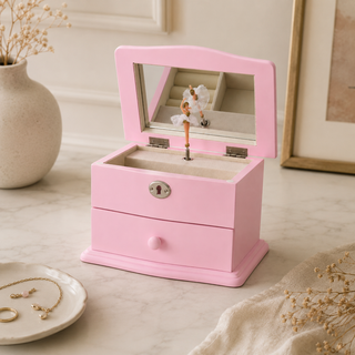 Pink Musical Ballerina Jewellery Box | Swan Lake Keepsake