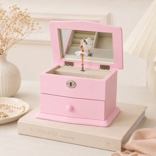 Pink Musical Ballerina Jewellery Box | Swan Lake Keepsake