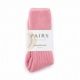 Pairs Scotland Ultra Soft Alpaca Bed Socks – Pink