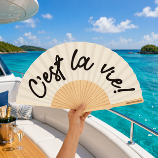 Fantastico Fans C’est La Vie Hand Fan | Summer Gift