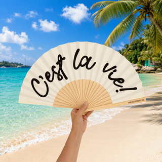 Fantastico Fans C’est La Vie Hand Fan | Summer Gift