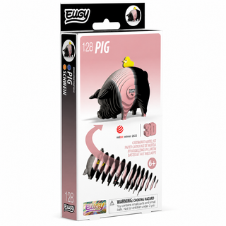 EUGY Pig 3D Craft Kit – Eco Kids Build Toy