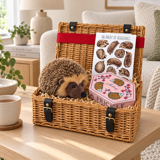 The Little Hedgehog Birthday Gift Hamper – Soft Toy, Chocolates & Card