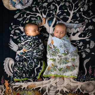 Forivor Enchanted Forest Reversible Organic Cotton Muslin Blanket