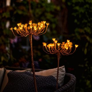 Solar LED Wild Fennel Flower Stake Light | Garden Gift