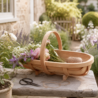 Burgon & Ball Wooden Garden Trug