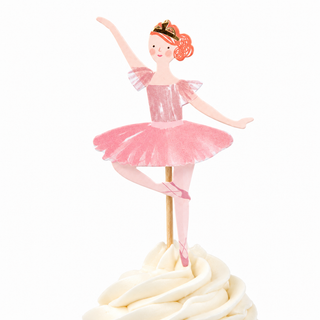 Meri Meri Ballerina Cupcake Kit – 24 Toppers