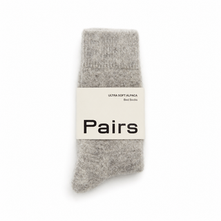 Pairs Scotland Ultra Soft Alpaca Bed Socks – Classic Grey