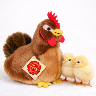 Hen Soft Toy – Hermann Standing Plush Farm Animal
