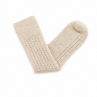 Pairs Ultra Soft Alpaca Bed Socks – Cream | Luxury Bed Socks