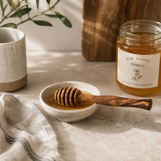 Olive Wood Honey Drizzler