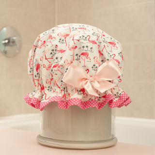 Flamingo Luxury Shower Cap