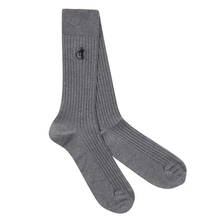 London Sock Company Dash of Class Stone Rose – Men’s Cotton Socks, 6 Pair Gift Box (Size M, 8-10.5)