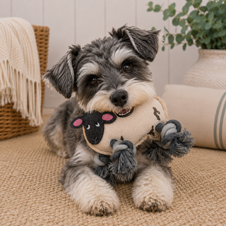 Sophie Allport Sheep Rope Dog Toy | Squeaky Dog Toy Gift