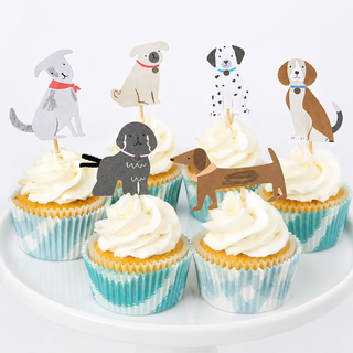 Meri Meri Puppy Cupcake Kit (24 Toppers)