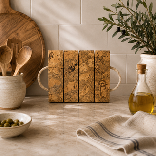 Liga Natural Cork Block Trivet