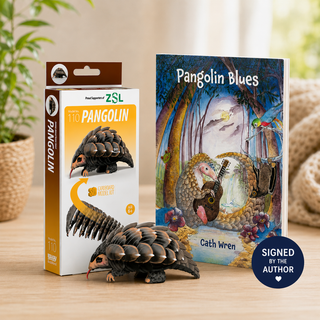 Pangolin Discovery Gift Set | EUGY Pangolin Model & Signed Book