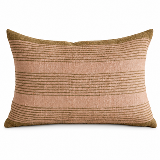Nkuku Eesha Block Print Cushion Cover – Sage Green