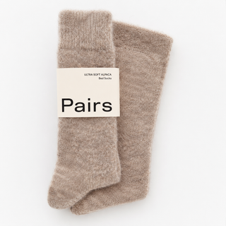 Pairs Scotland Ultra Soft Alpaca Bed Socks – Light Grey