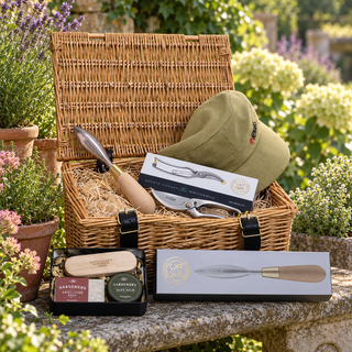 The Gentle Gardener Hamper - Luxury Gardening Gift in 12” Wicker Basket