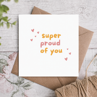 So Proud Of You Graduation Card – Eco-Friendly A5 Card