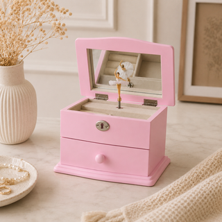 Pink Musical Ballerina Jewellery Box | Swan Lake Keepsake