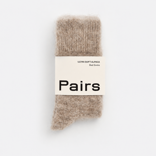 Pairs Scotland Ultra Soft Alpaca Bed Socks – Light Grey