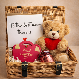 Mother’s Day Luxury Hamper – Chocolate, Candle, Teddy & Card