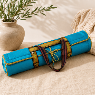 Holistic Silk Aegean Lavender Yoga Rug Mat