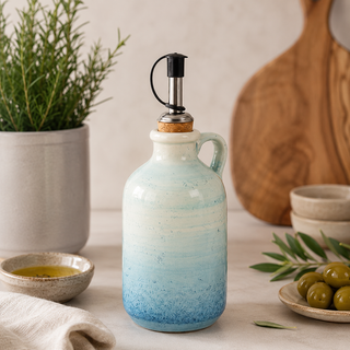 Ceramic Olive Oil Drizzler 250ml | Kitchen Gift