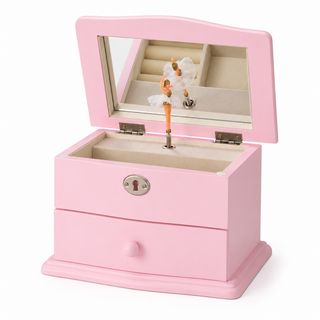 Pink Musical Ballerina Jewellery Box | Swan Lake Keepsake