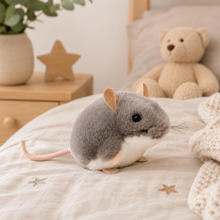 Grey Mouse Soft Toy – Hermann Plush Animal