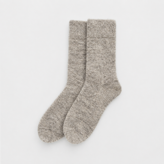 Pairs Scotland Ultra Soft Alpaca Bed Socks – Classic Grey