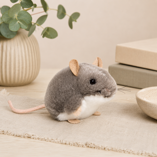 Grey Mouse Soft Toy – Hermann Plush Animal