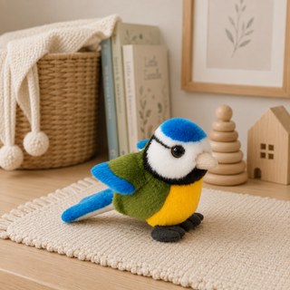 Hermann Blue Tit Soft Toy – British Wildlife Gift