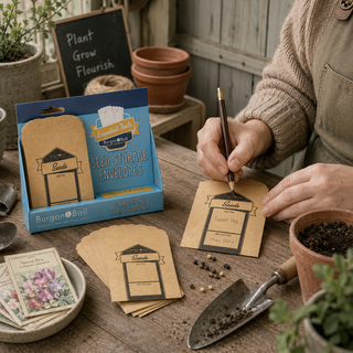 Burgon & Ball Seed Storage Envelopes | Kraft Paper Seed Packets