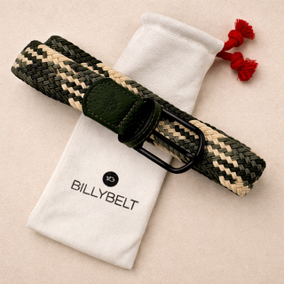 Men’s Woven Elastic Belt – Billybelt Adjustable Fit