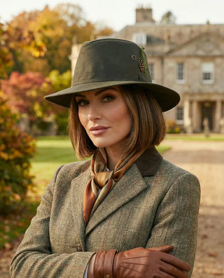 Rambler Waxed Trilby Hat – British Halley Ecowax Country Hat
