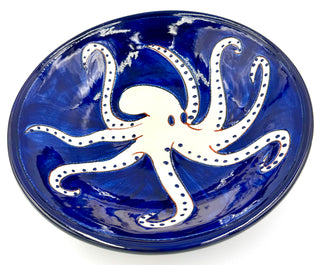 Octopus pasta bowl