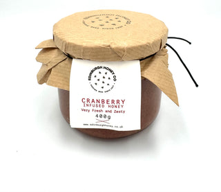 Scottish Cranberry Infused Honey - 400g